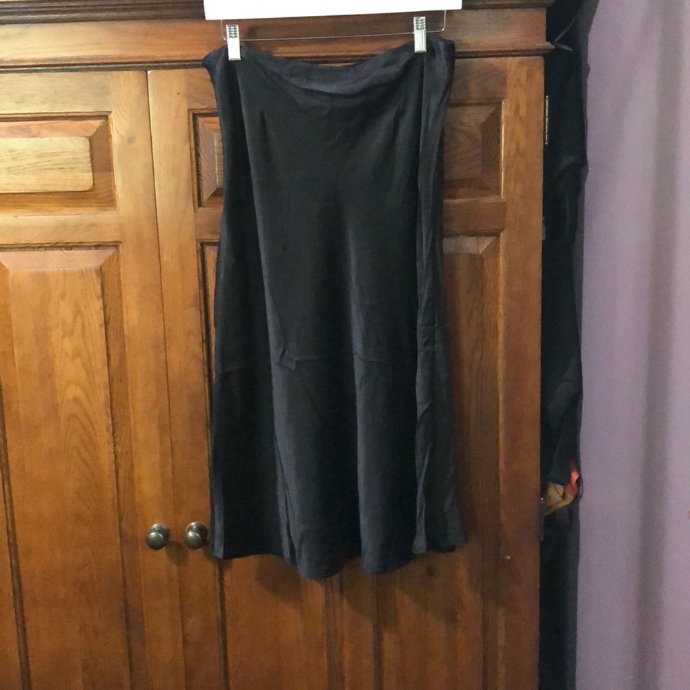 NWT black notes Odeon silk midi skirt 40 42